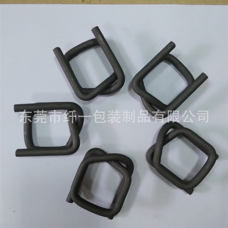 工厂1608卡扣 重型金属捆绑手工打包带卡扣 钢丝打包扣 25mm