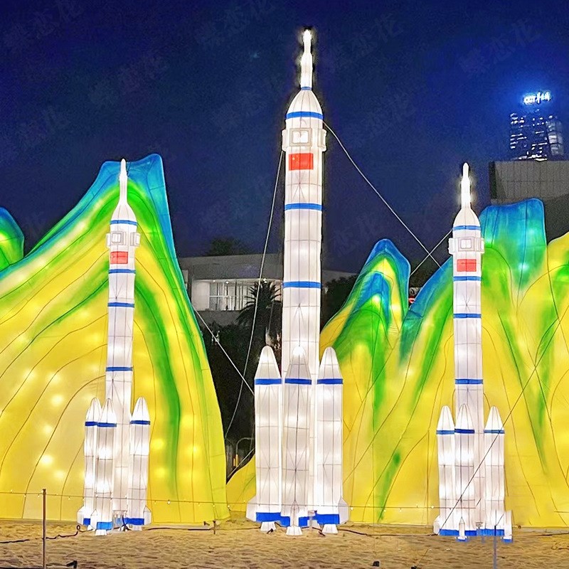 广场大型生肖花灯 元宵灯展彩灯设计制作 节日装饰景观彩灯工程