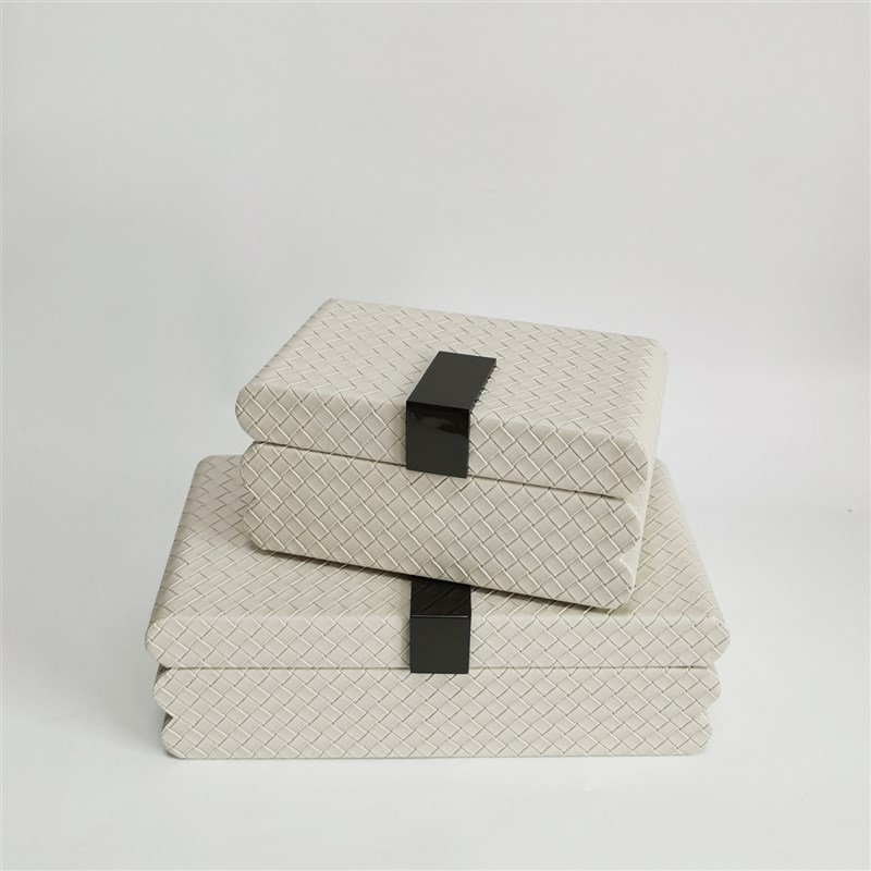 新中式首饰盒软装家居珠宝首饰摆件衣帽间装饰盒样板间床头柜摆件