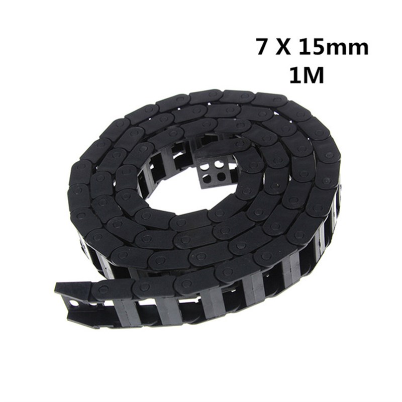 机床桥式尼龙拖链工程塑料坦克链激光切割机电缆穿线槽可开可闭合