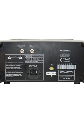 龙威LW5060双通道模拟示波器60MHz实验室两路双踪示波器