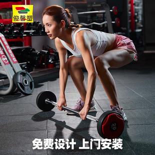 塑胶PVC地板胶 健身房橡胶地垫塑料地板室内篮球场地胶360私教个性