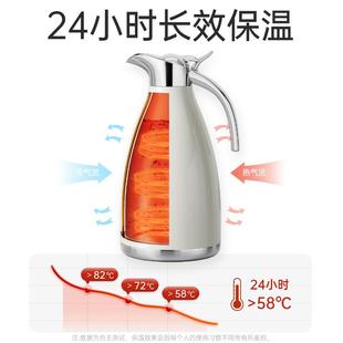 德国ewee保温水壶家用大容量保温瓶热水壶暖水壶暖壶不锈钢保温壶