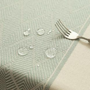 桌布布艺棉麻防水北欧ins现代餐桌高级感家用书桌餐桌布茶几台布