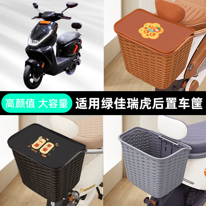 绿佳瑞虎-M电瓶车电动车后备箱后尾箱通用大容量一体支架配件大全