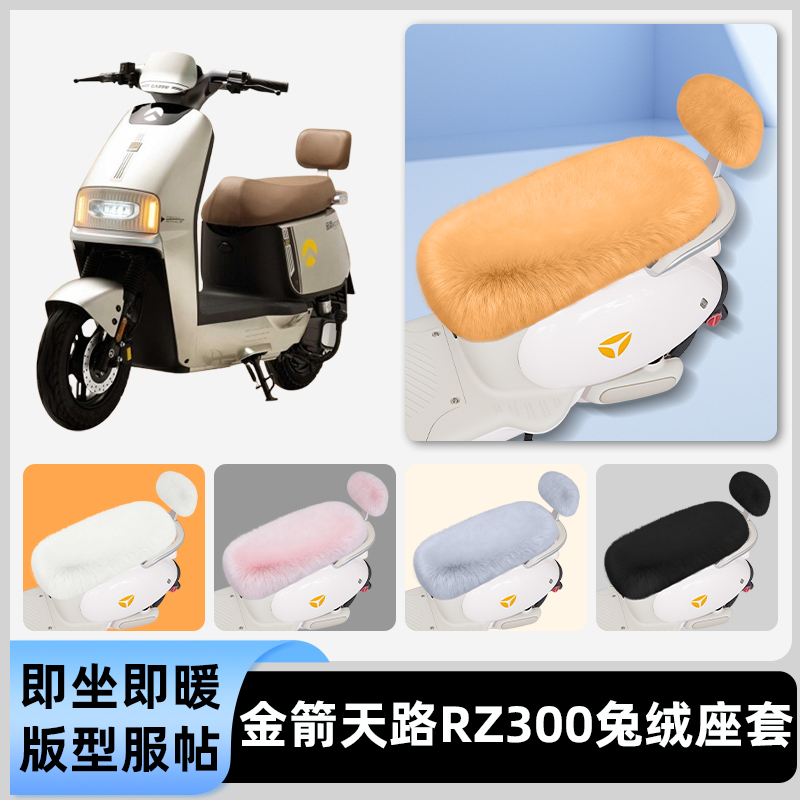 适用金箭天路RZ300电瓶电动车冬座套坐垫套座位防水防晒装饰配件