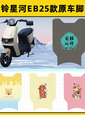 台铃星河EB25款电瓶车电动车脚垫子脚踏板垫脚踩垫改装饰配件座套