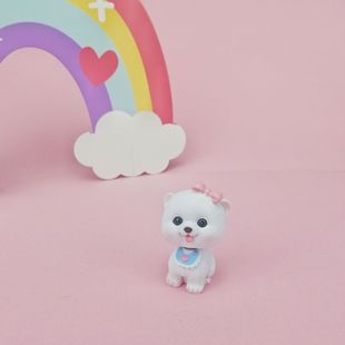 摇头泰迪狗狗办公桌摆件礼品软萌可爱车载生日礼物
