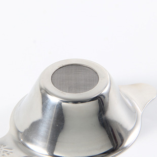 茶具不锈钢茶漏隔茶滤网茶叶过滤器金属泡茶器双耳鸭嘴漏滤茶器