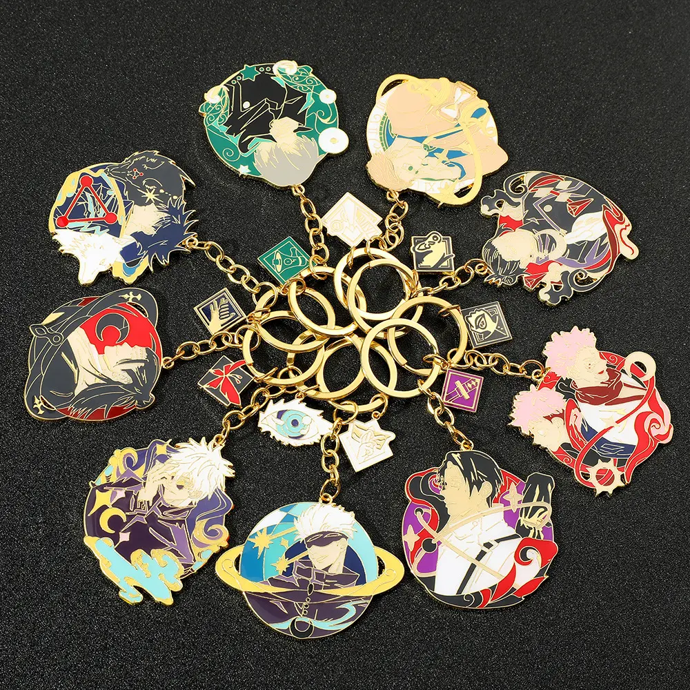 咒术回战五条悟伏黑惠狗卷棘夏真油杰七海人金属挂件