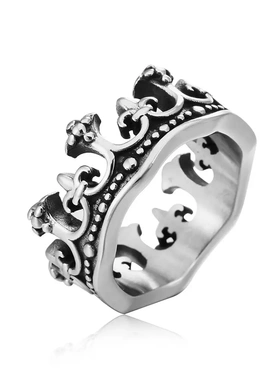 r0-17饰品 古复古钛钢戒指 男女个性指环