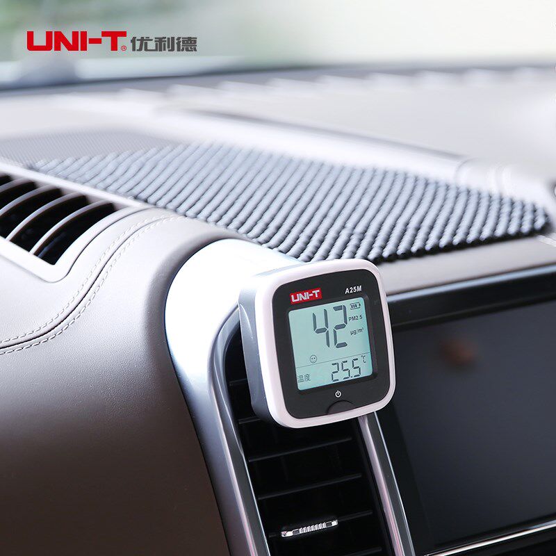 优利德空气检测仪PM2.5家用车用空气质量监测试仪器雾霾测量仪