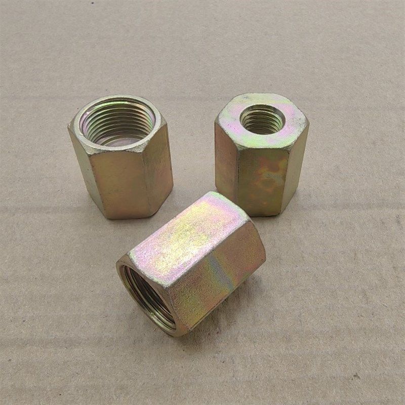 内丝M12*1.5-转内丝M20*1.5压力表高压铁材料接头外表镀锌1220