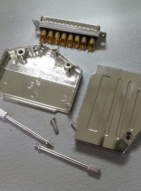 D-SUB37 62P金属外壳 优质D型8W8 17W5 27W2 21W4 25W3锌合金铁壳