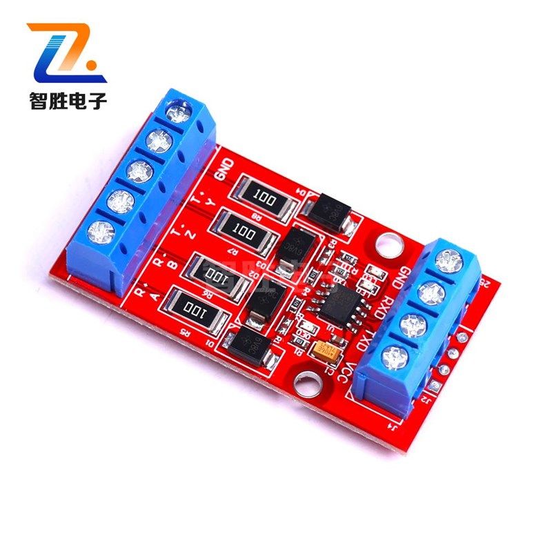 3.3V/5VRS422互转TTL双向信号模块 全双工422转单片机UART串口转