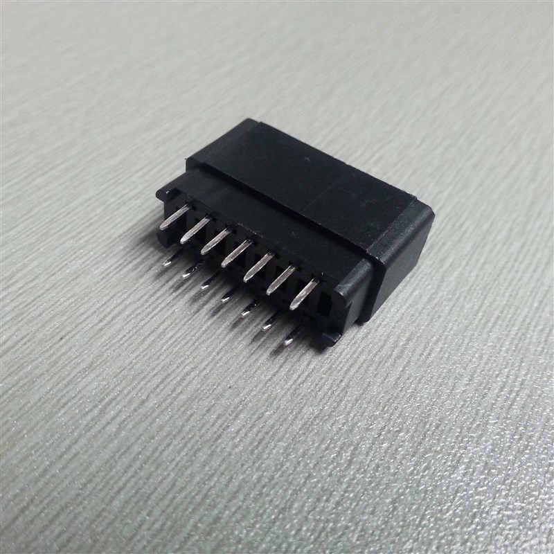 2.54mm间距总线插座 PCB金手指插槽 2*7PIN直插针座 无耳 14PIN针
