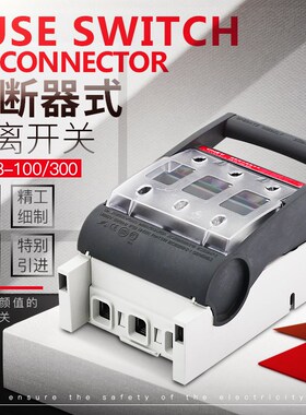 熔断器式隔离开关 HR18-63 保险开关 刀闸HR5 HR6紫铜闸刀 63A