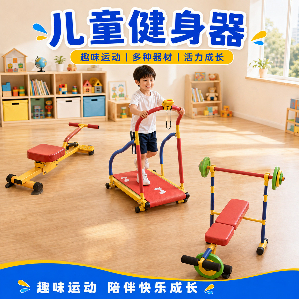儿童家用小型智能健身路径