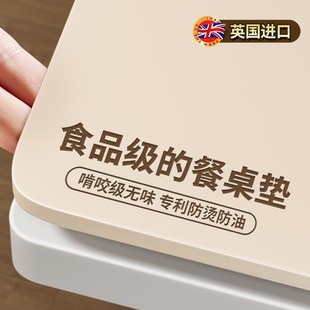 防烫桌布免洗防水防油轻奢高级感餐桌垫桌面保护垫 可啃咬2025新款