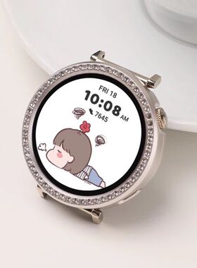 适用华为GT54保护壳镶钻oppox2mini华为fit4小米98pro半包保护套