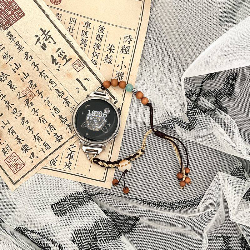 适用vivowatchgt表带iqoo新款拉绳串珠VIVO手表1