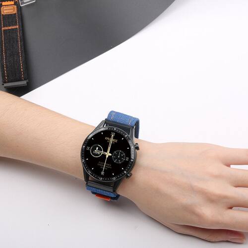 vivo watch5智能手表表带适用123代GT替换带iQOO时尚牛仔布帆回环