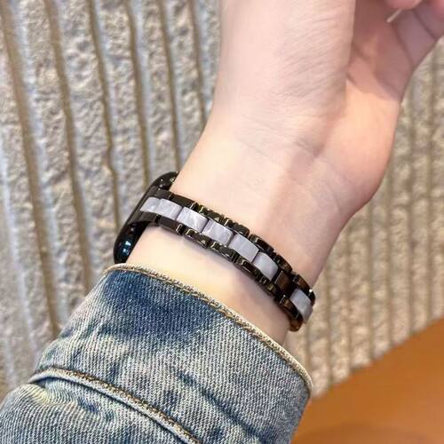 适用vivo watch GT表带三株树脂金属表带iQOO watch GT通用小众女