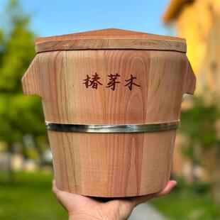 香椿木椿芽木蒸桶蒸饭木桶饭家用蒸饭桶饭甑子蒸笼商用酒米桶饭蒸