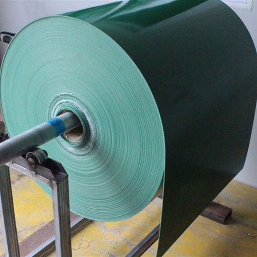 PVC绿色轻型平面流水线工业皮带 传送带工业皮带输送带 2mm足厚