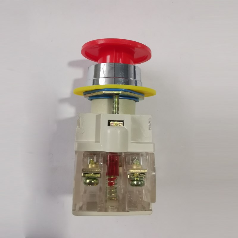 LAY3-11M红色蘑菇头式 急停 按钮外径35MM 开孔22MM 1开1闭