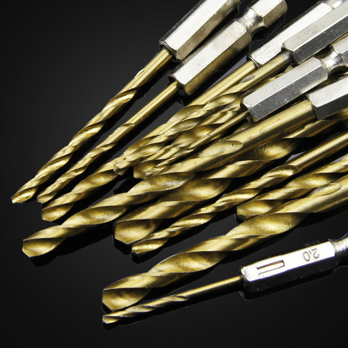 六角柄麻花钻头 钻头套装 电起子 电批钻头M1.5M2.0M3.0M3.2-M6.5