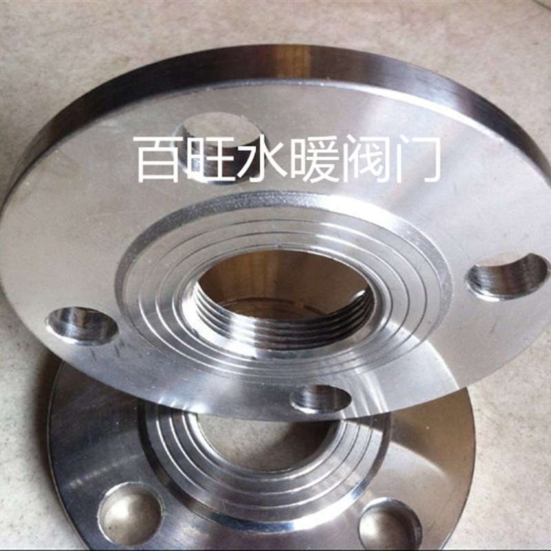 304不锈钢丝扣法兰片螺纹法兰盘 水管牙法兰丝接法兰