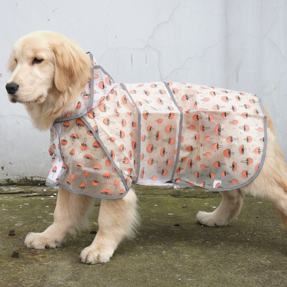 宠它tpu狗狗雨衣大型犬反光户外金毛衣服狗用雨衣宠物用品