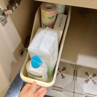 橱柜锅具锅盖锅铲收纳盒下水槽带滑轮置物架厨房桌面杂物储物盒
