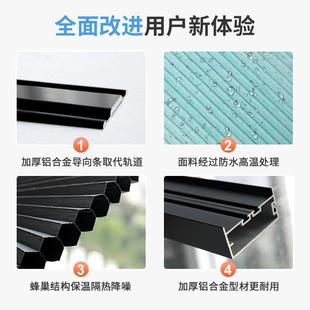 无轨折叠门隔断门家用阳台厨房卫生间衣柜推拉门推拉蜂巢隔断移门