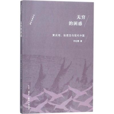 正版新书 无穷的困惑：黄炎培、张君劢与现代中国 许纪霖 生活.读书.新知三联书店