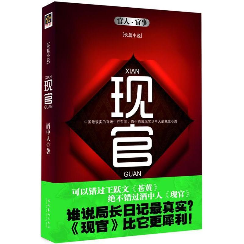 正版二手 现官（中国现的官场生存哲学，原生态展现官场中人的蜕变心路） 酒中人 著 文化艺术出版社