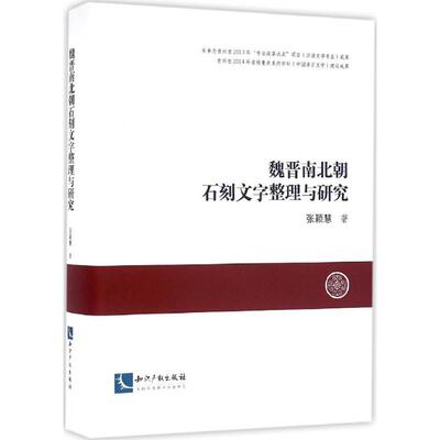 正版新书 魏晋南北朝石刻文字整理与研究 张颖慧 著 知识产权出版社