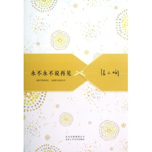 正版新书 永不永不说再见 张小娴 北京十月文艺