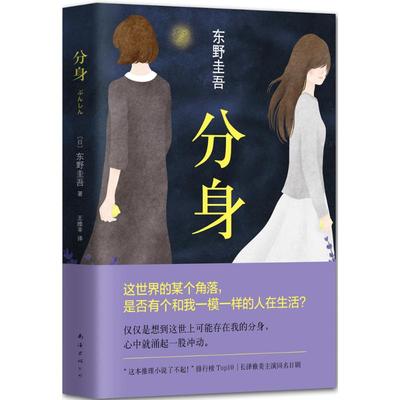 正版新书 分身 (日)东野圭吾 著;王维幸 译 著 南海出版公司