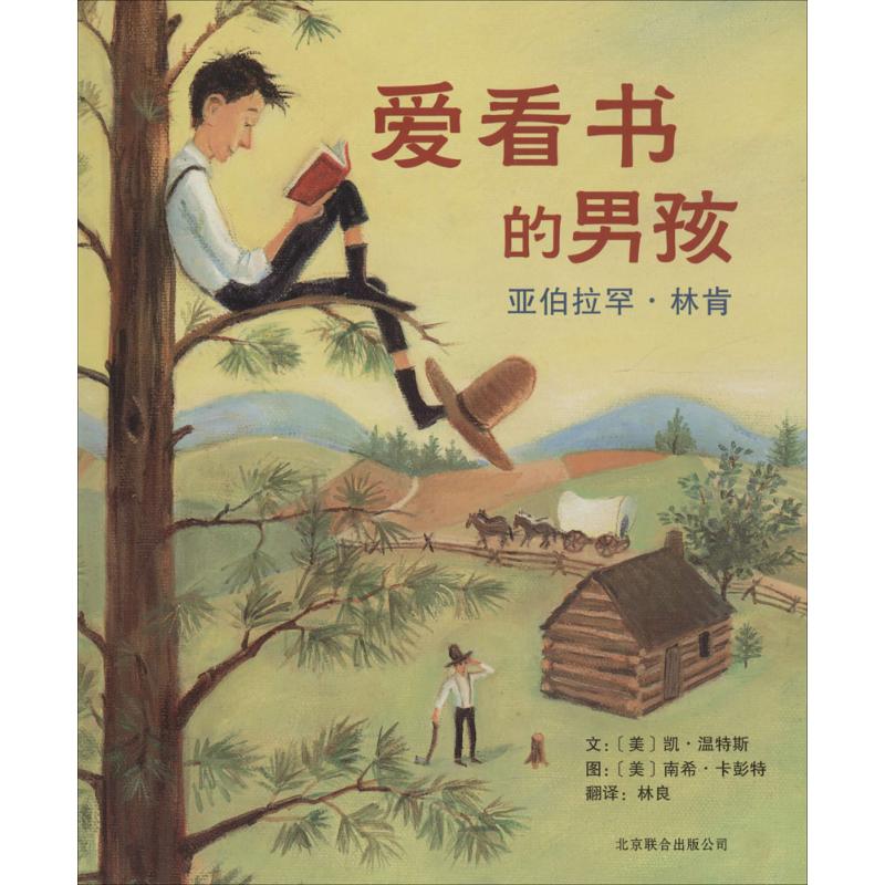 正版新书 爱看书的男孩 (美)凯·温特斯(Kay Winters) 文;(美)南希·卡彭特(Nancy Carpenter) 图;林良 译 著作 京华出版社图片