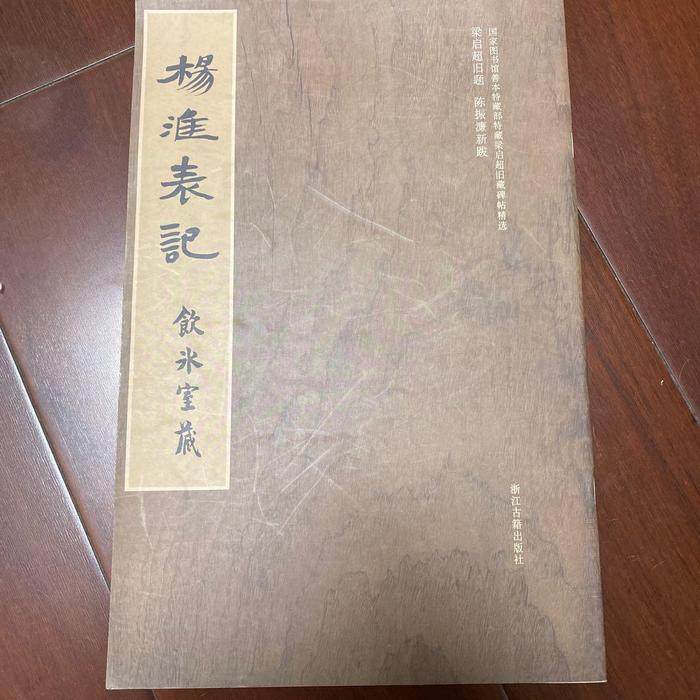 正版新书 杨淮表记-饮冰室藏 冀亚平 浙江古籍出版社