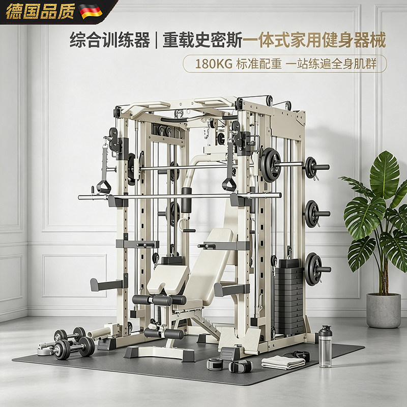 多功能龙门架史密斯综合健身器械