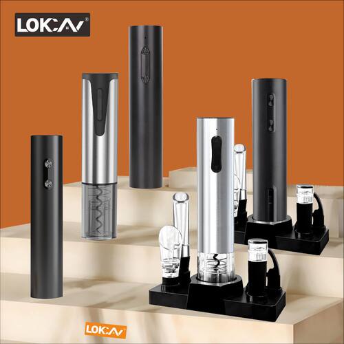 [lokcan]充电电动红酒开 瓶器家用全自动葡萄酒开 酒器启瓶器起子
