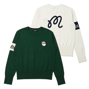 秋冬韩国高尔夫服装女装25新款运动休闲圆领长袖户外百搭球服毛衣