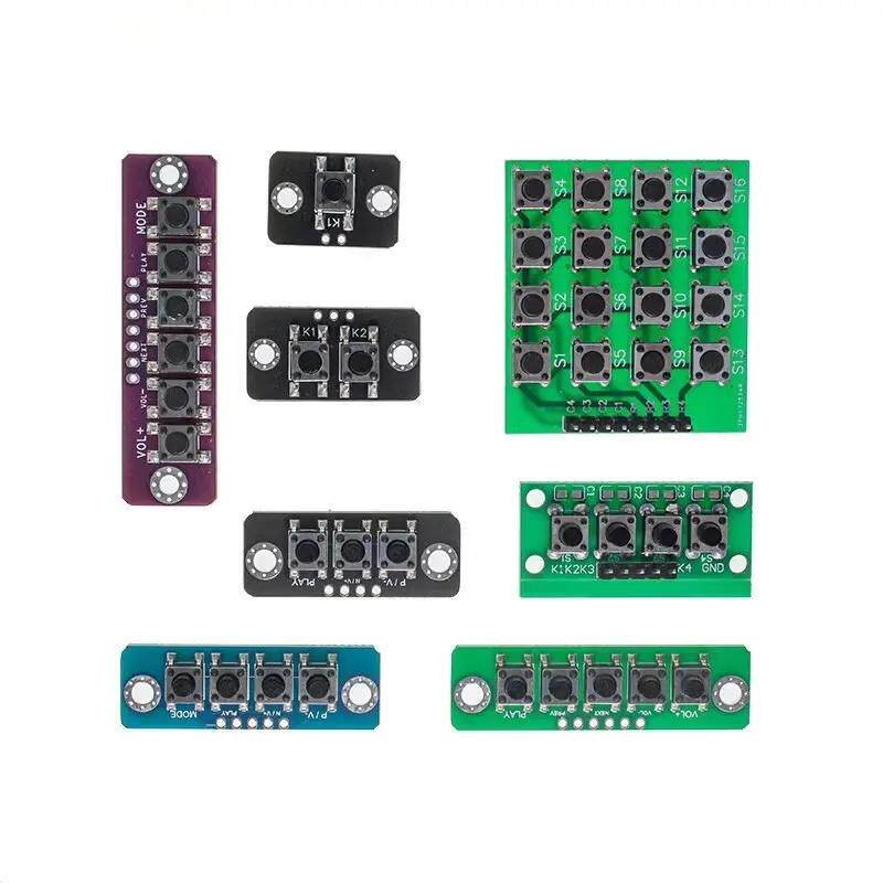 2/3/4/5位独立按键模块 STM32单片机微动按键 16位矩阵键盘板模块图片