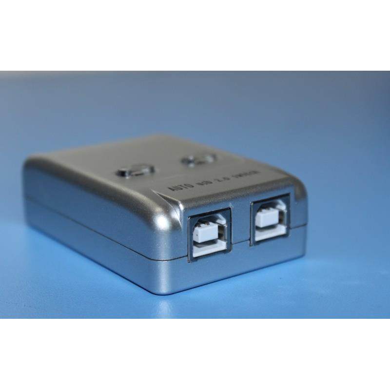 迈拓MT-SW221-CH 2口USB打印机共享器 2进1出 usb自动切换器配线