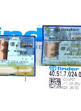 全新原装finder/芬德 type 40.51S 24VDC 40.51.9.024.0001继电器