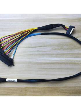 Slim SAS 4.0 SFF-8654 4I主板阵列卡转SFF-8482 4 SAS硬盘数据线