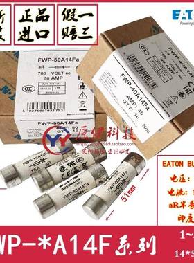 BUSSMANN进口FWP-10A/15A/20A/25A/30A/32A/40A14F/50A14Fa 700V